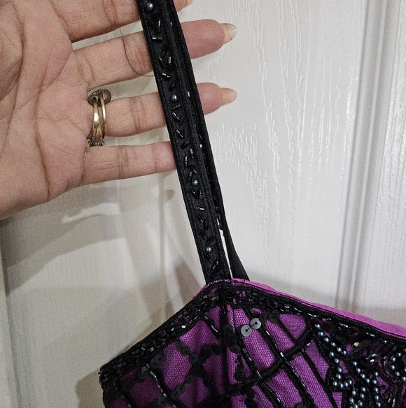 Nwt Sue Wong 1920's Flapper Beaded Elegant Coquette Dress Size 10. - Picture 9 of 16